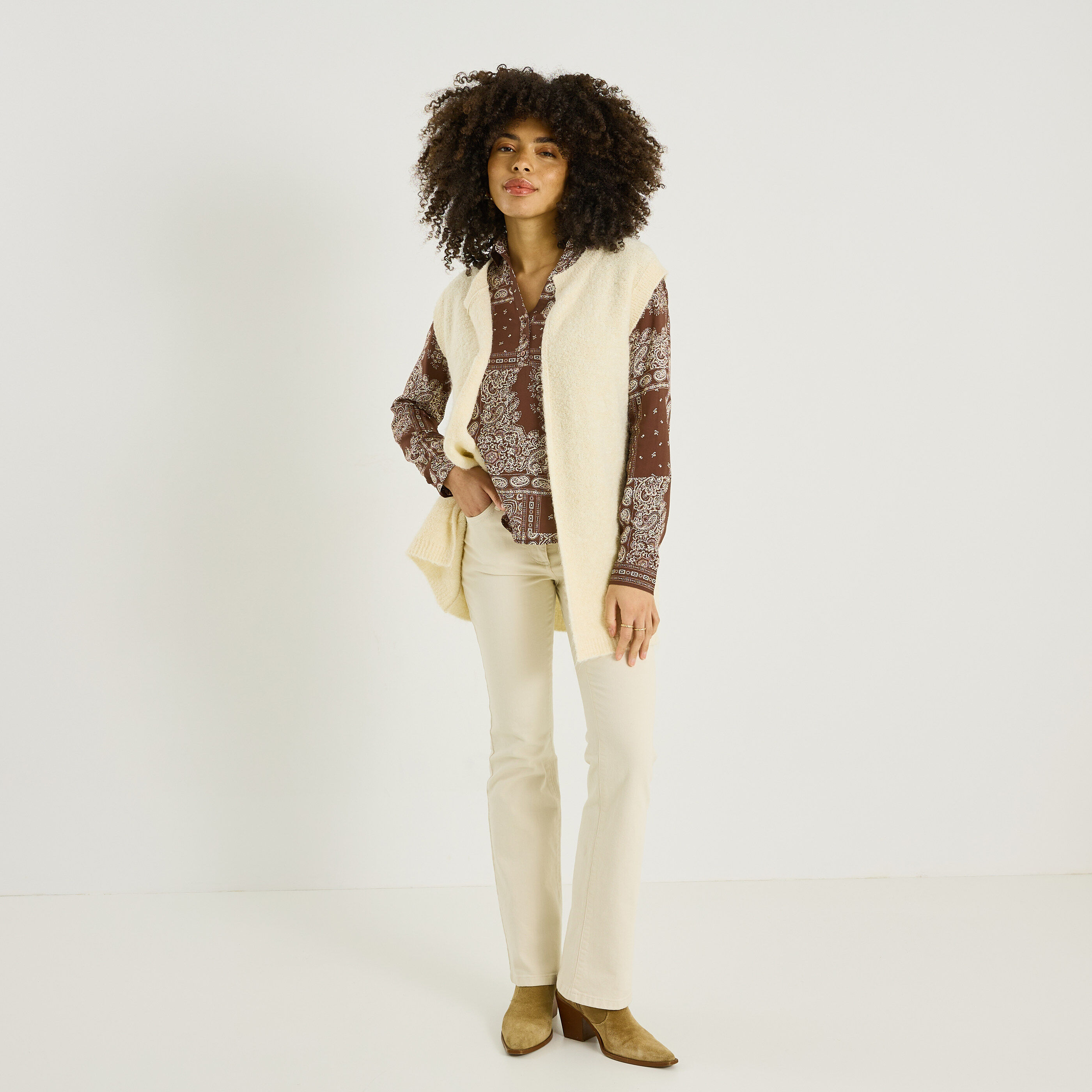 Gilet sans manches femme