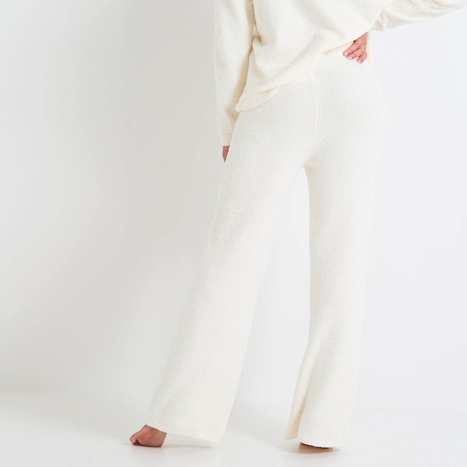 Pantalon de pyjama fluffy femme