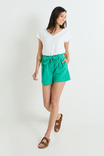 Short en jean stretch femme
