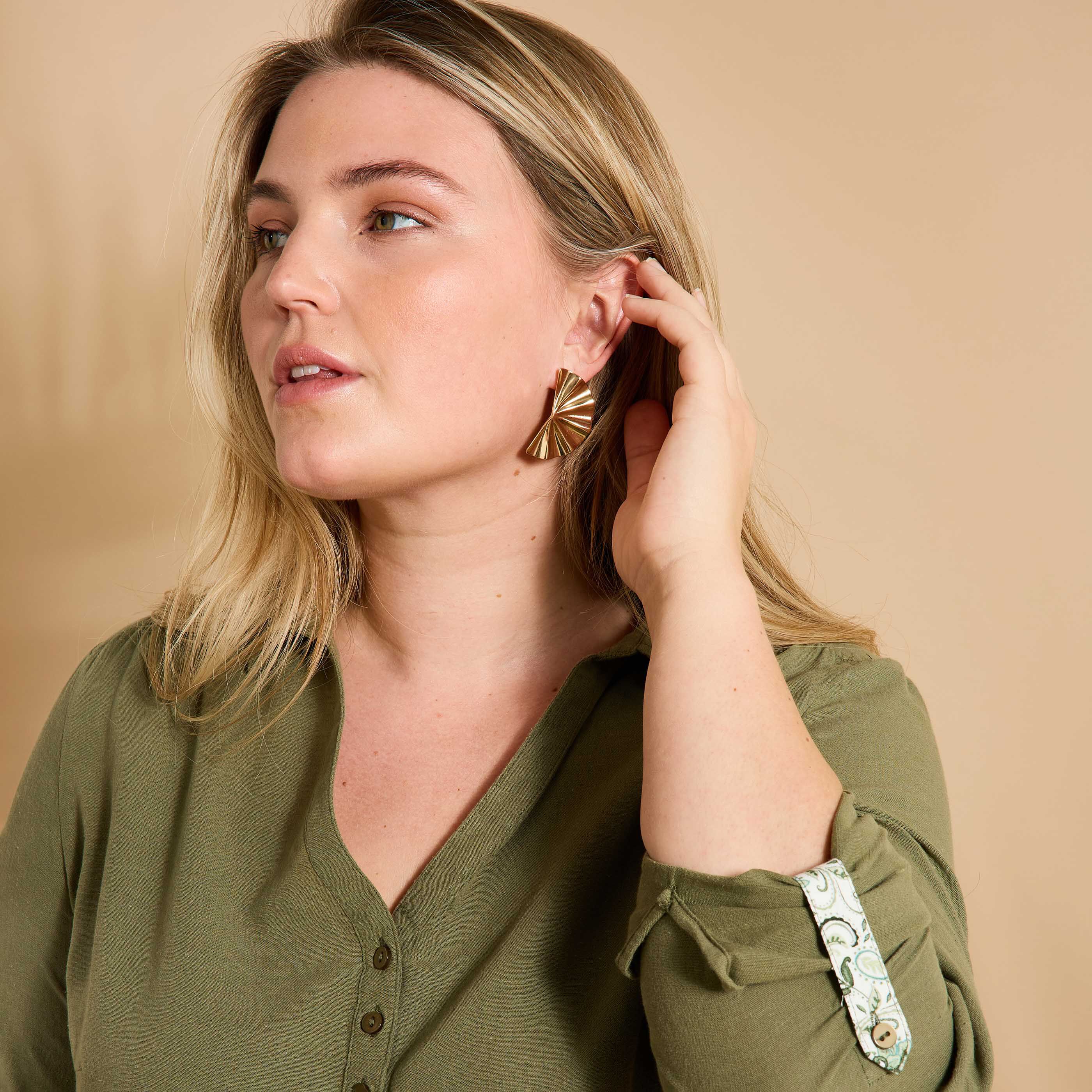 Blouse col chemise femme