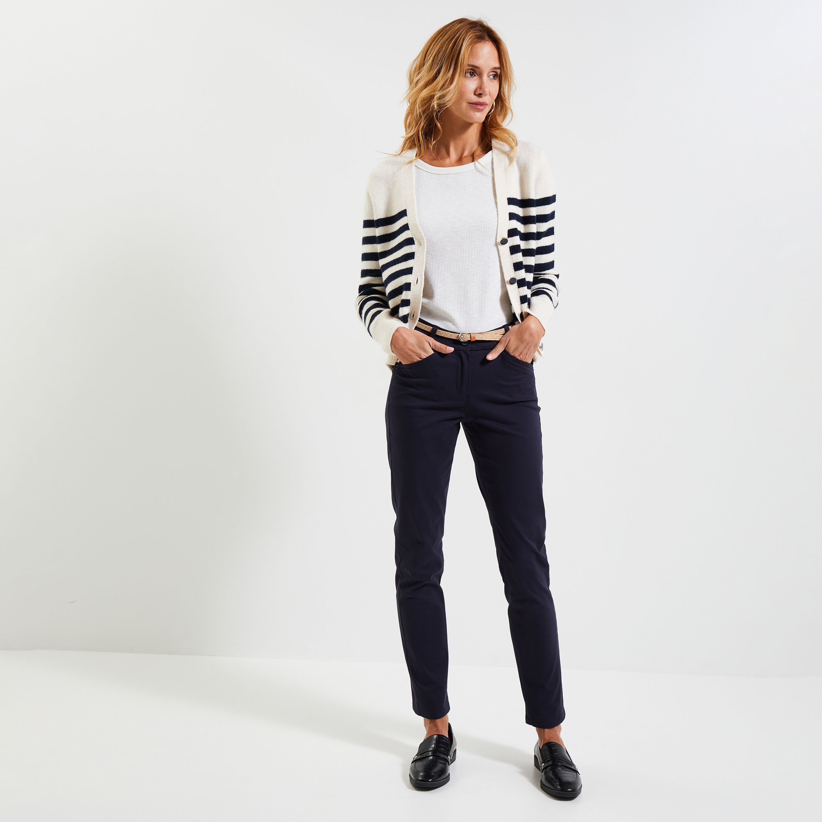 Pantalon chino femme