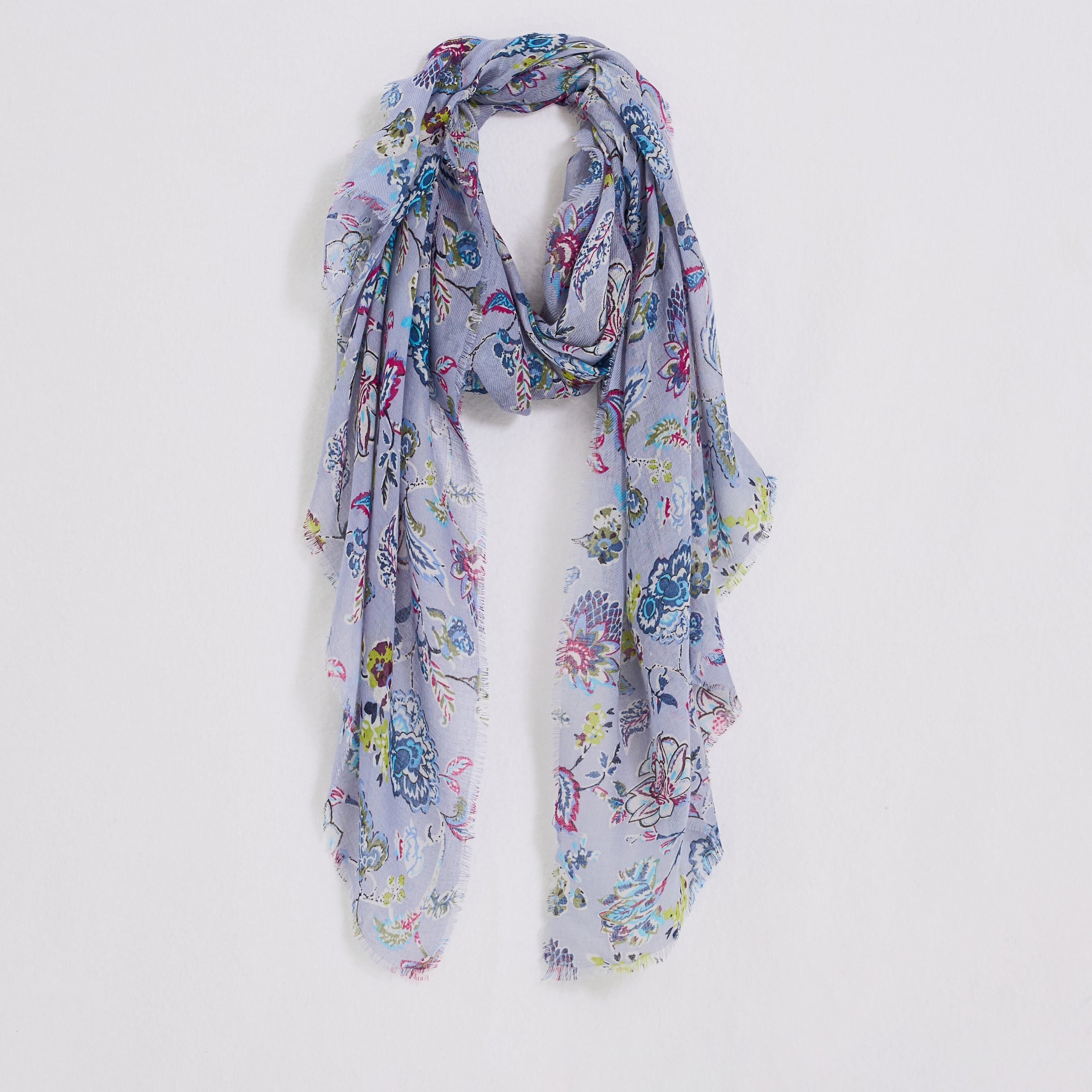 Etole longue motif floral femme