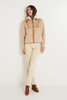 Manteau col montant femme