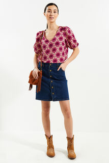 Blouse imprimée femme
