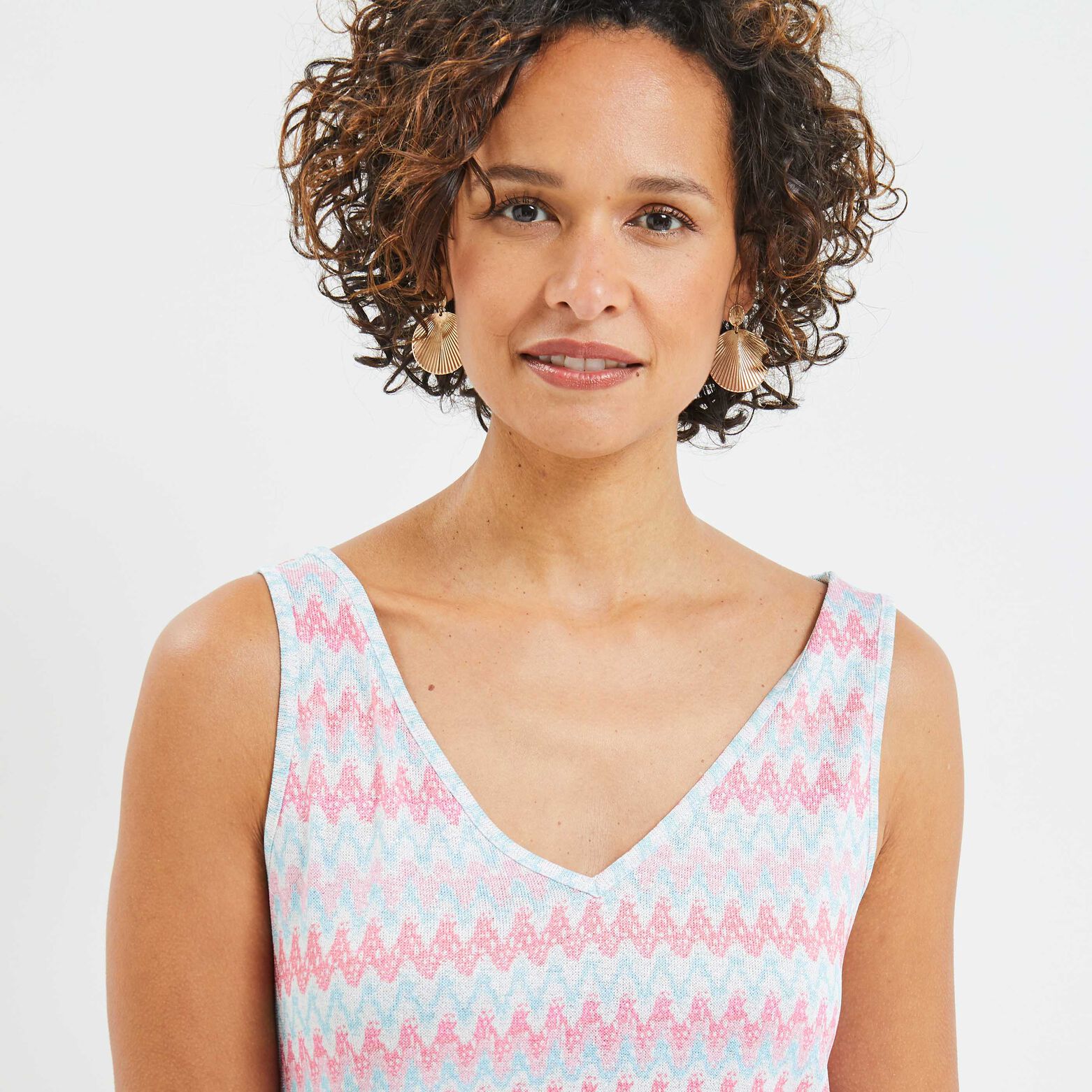 Débardeur maille femme