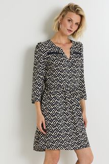 Robe col V femme