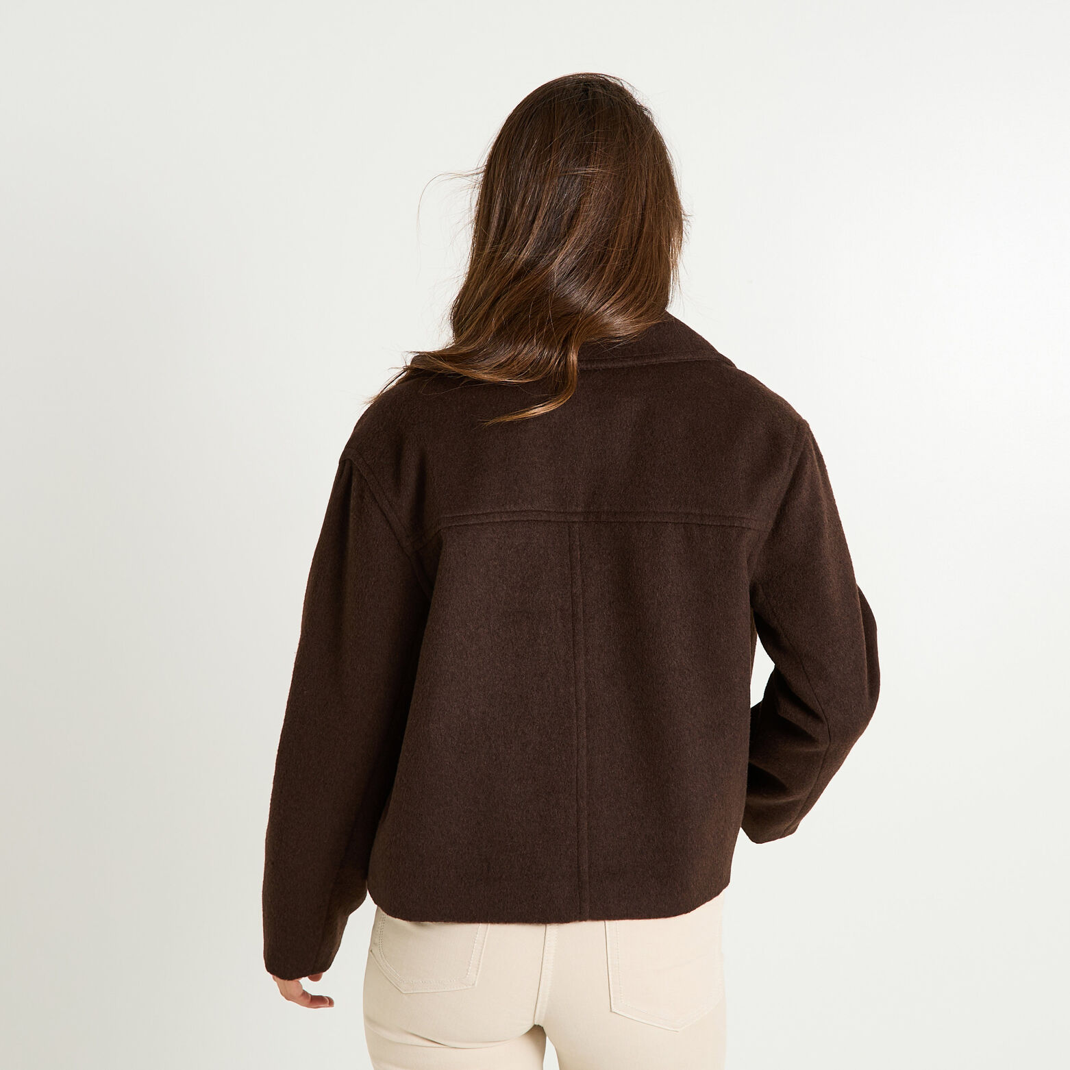 Caban court femme