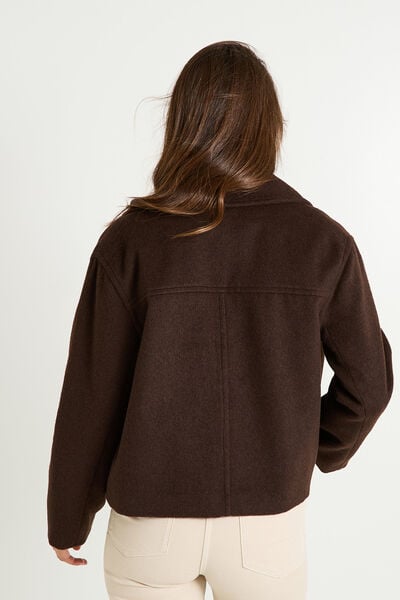 Caban court femme