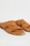 Mules en cuir femme