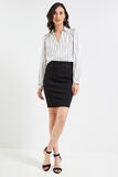 Chemise satinée à manches longues