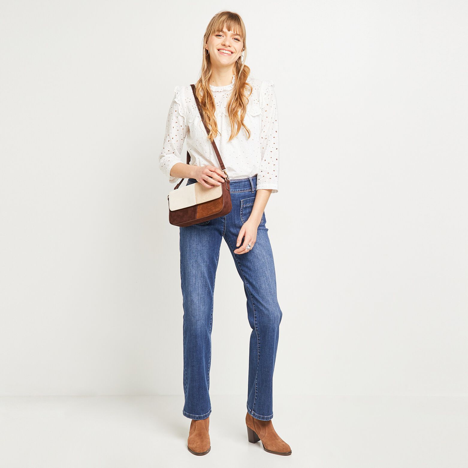 Jean droit femme