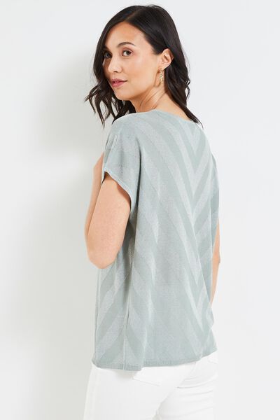 T-shirt lurex femme