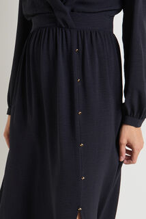 Robe longue évasée femme