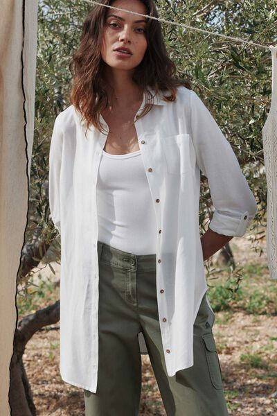 Chemise manches longues femme