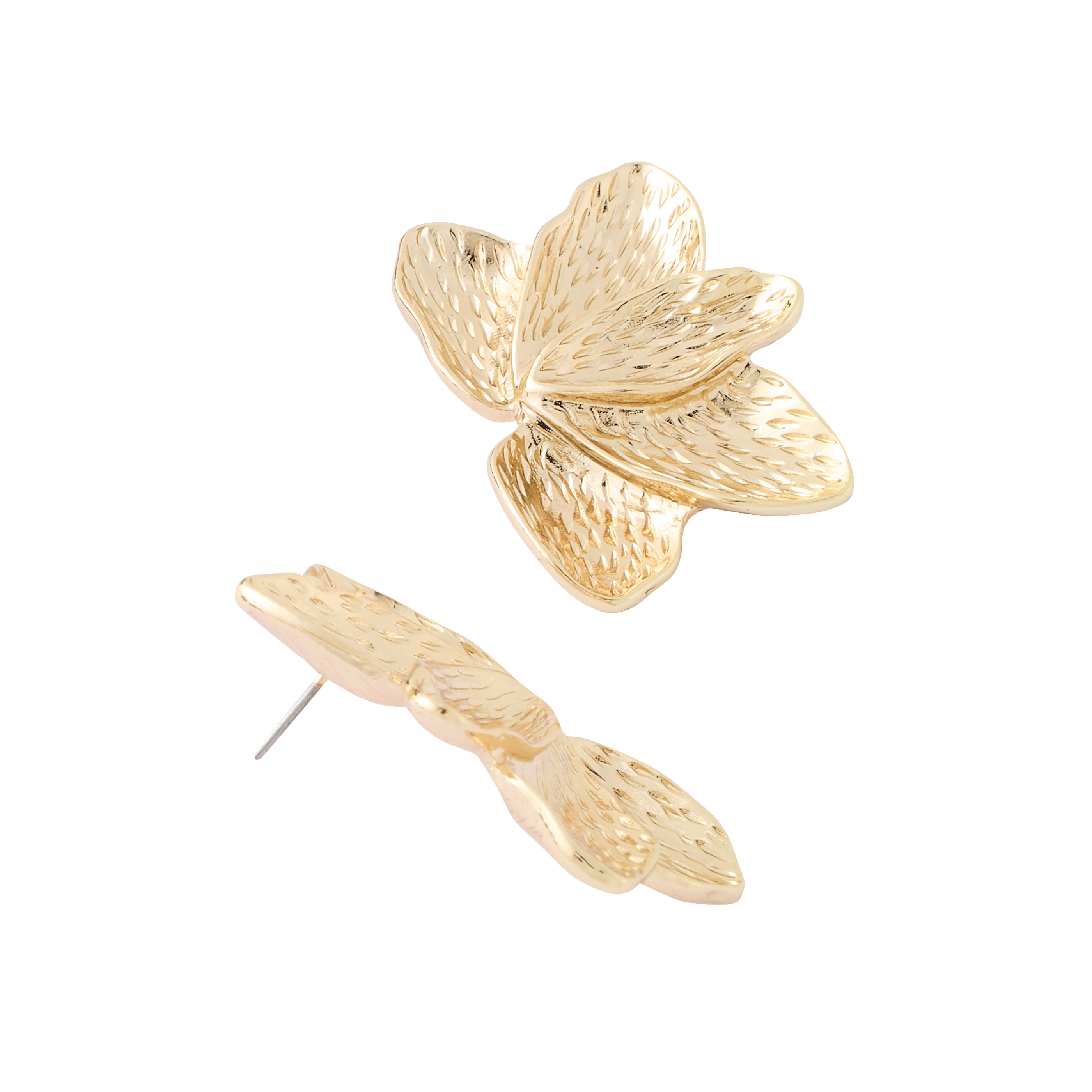 Boucles d'oreilles feuilles femme
