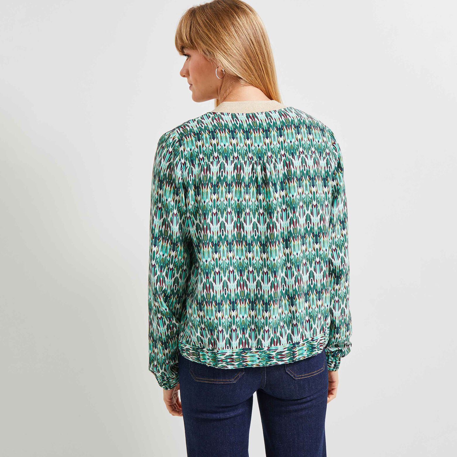 Bomber imprimé femme