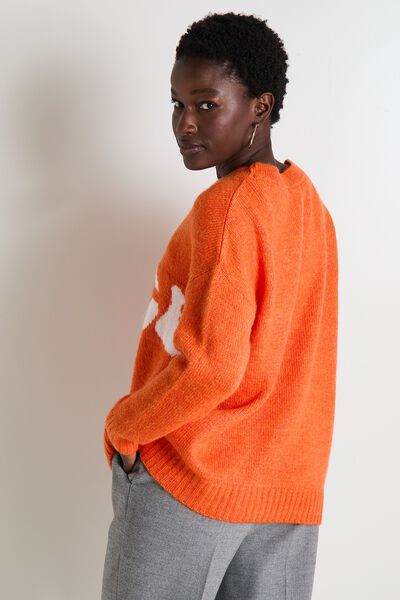 Pull col rond femme