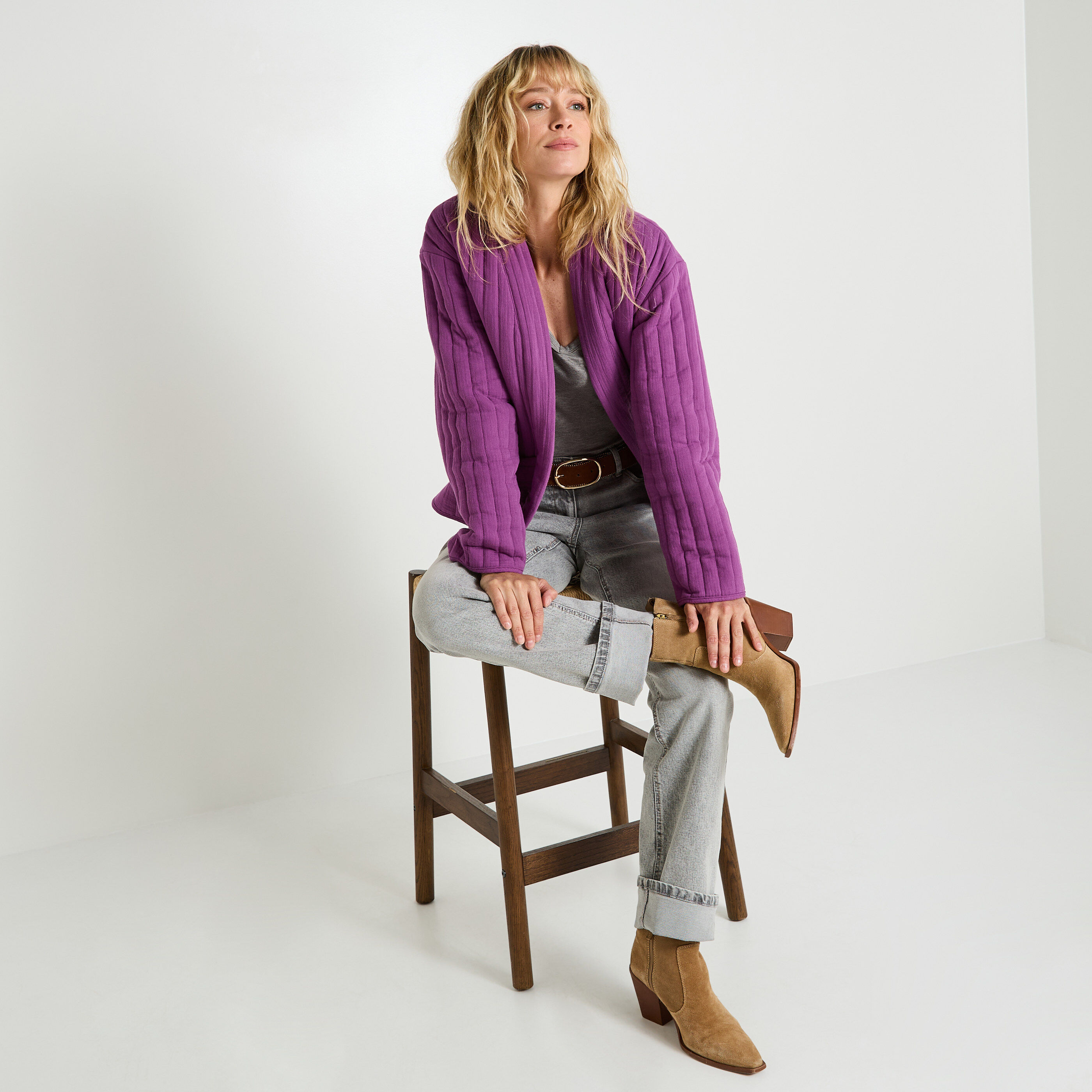 Veste matelass&eacute;e femme