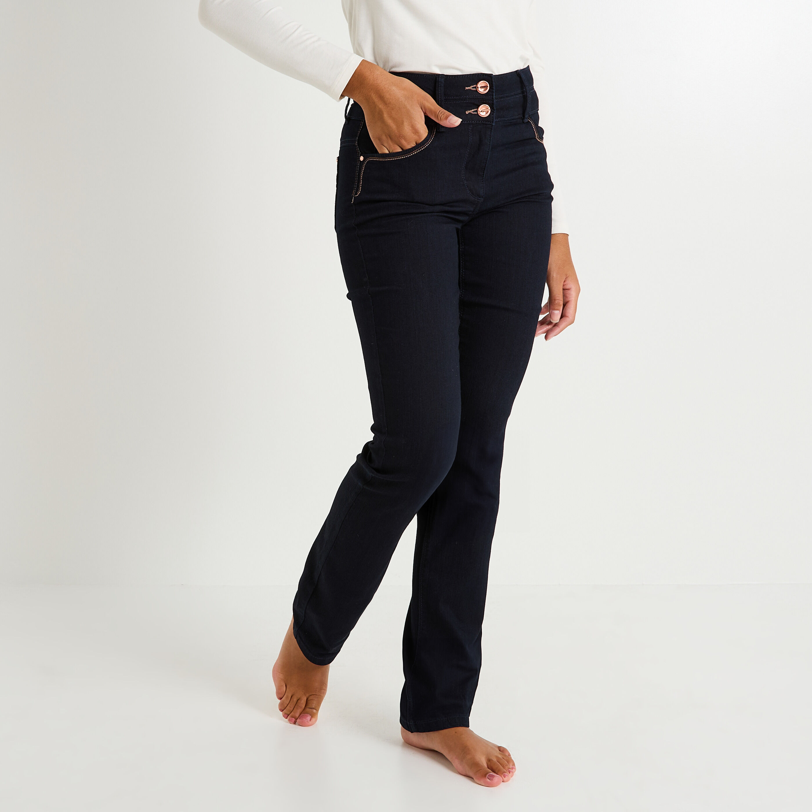 Jean droit ROME D02 femme