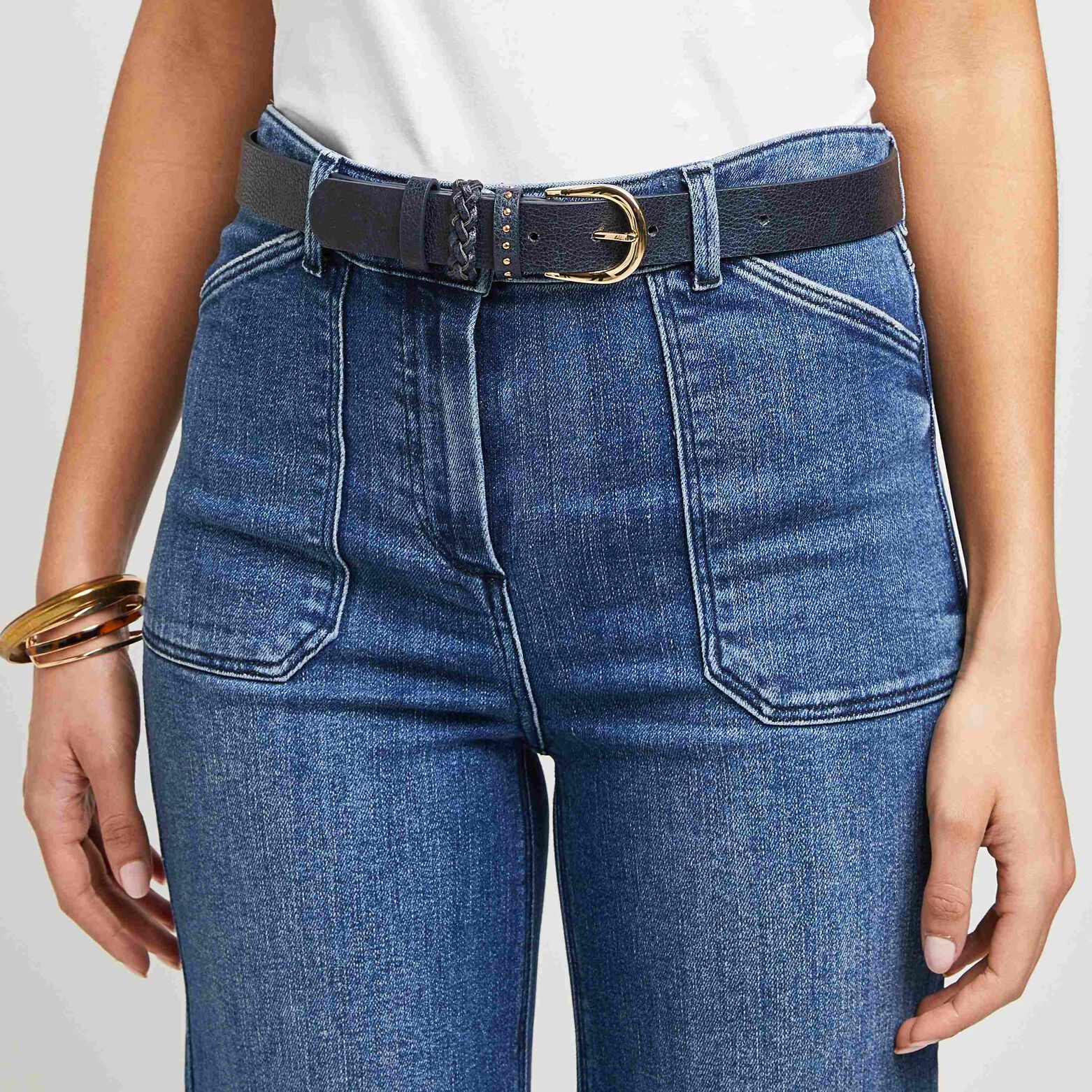 Ceinture passants fantaisie femme