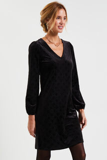 Robe velours femme