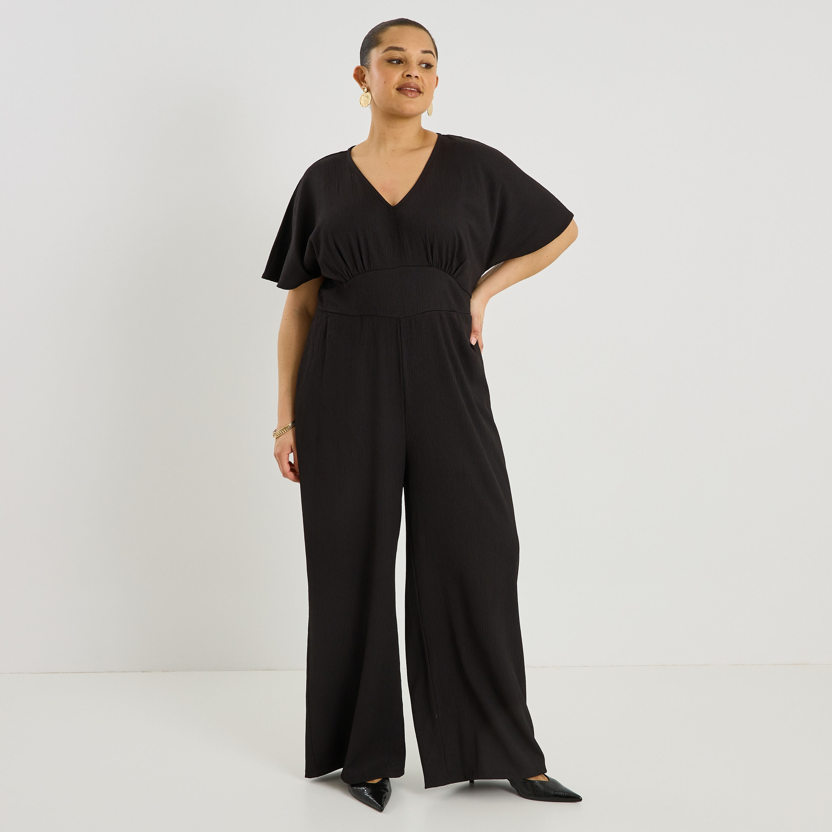 Combinaison longue en maille femme