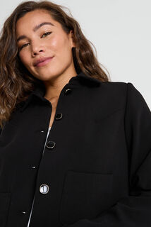 Veste à col chemise femme