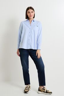 Chemisier col chemise femme