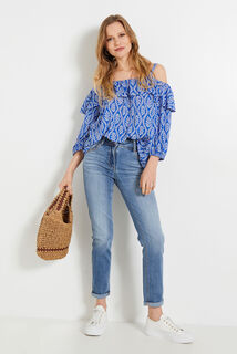 Blouse épaules dénudées femme