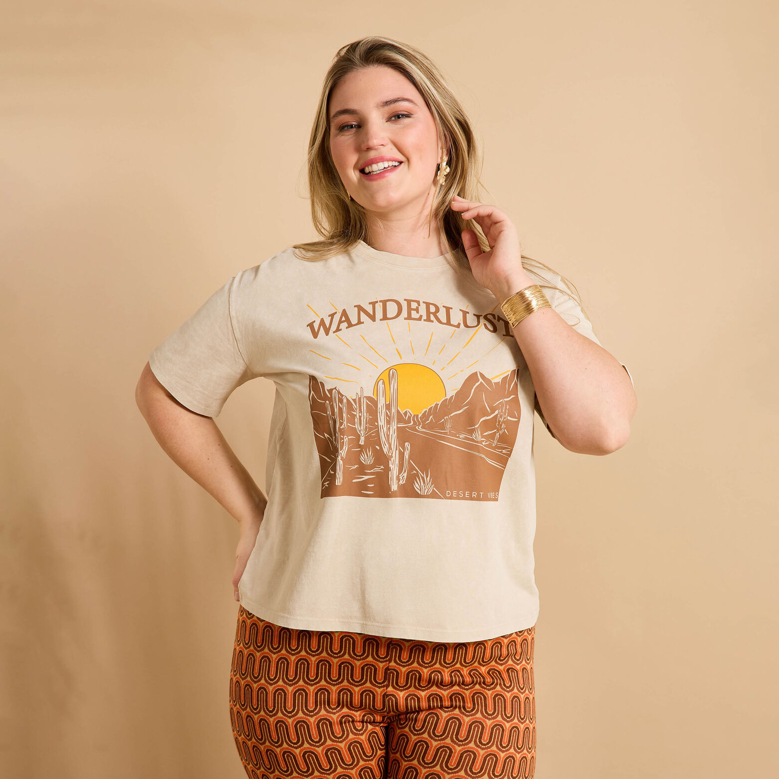 T-shirt col rond femme