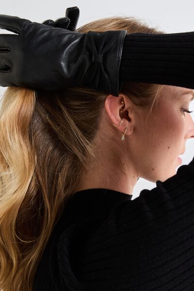 Gants cuir d'agneau femme
