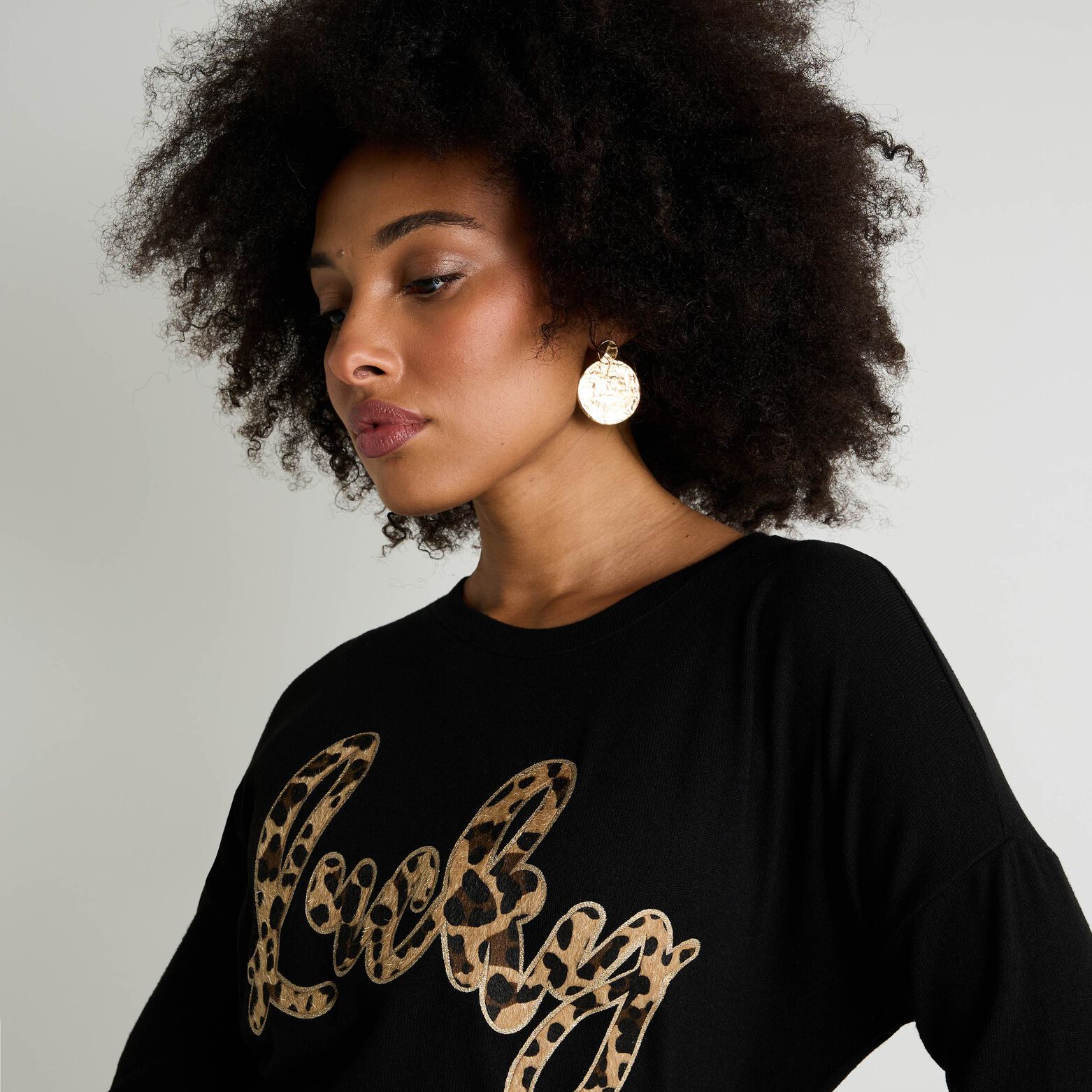 T-shirt col rond femme