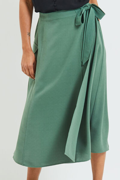 Jupe porte feuille femme