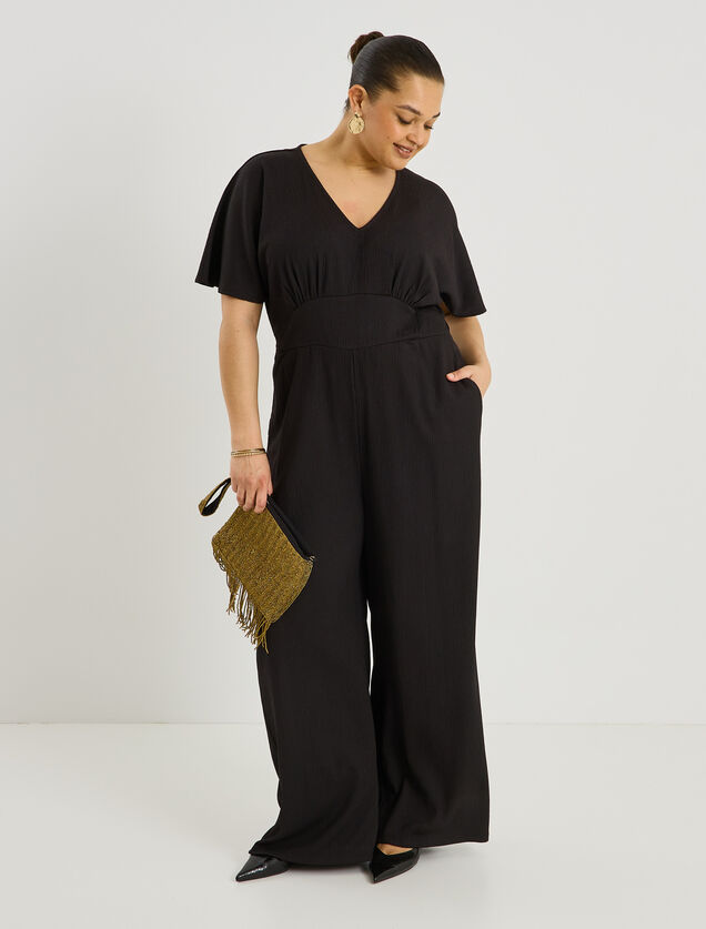Combinaison longue en maille femme