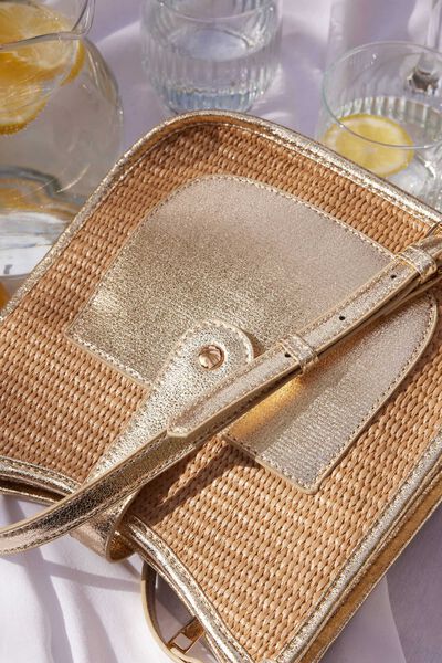 Sac bi-matière femme
