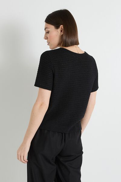 Gilet manches courtes femme