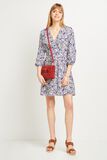 Robe imprimée mi-longue femme 