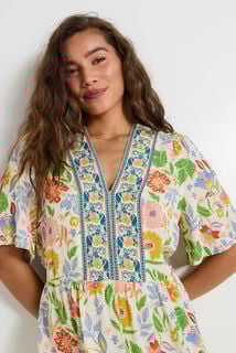 Robe imprimé fleuri femme