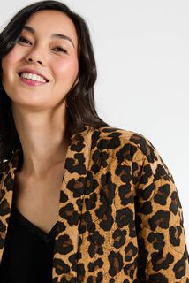 Veste matelassée imprimée femme