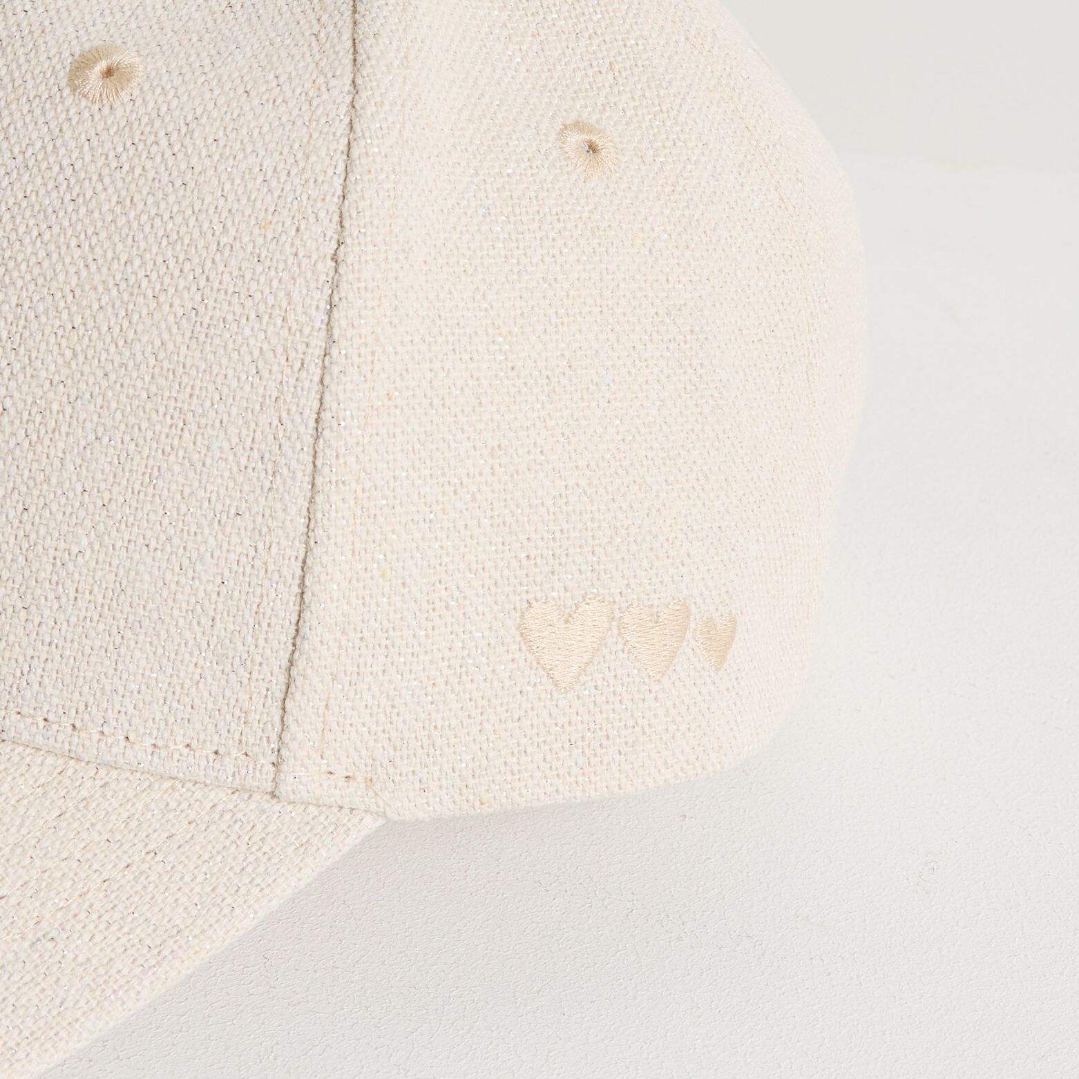 Casquette brillante femme