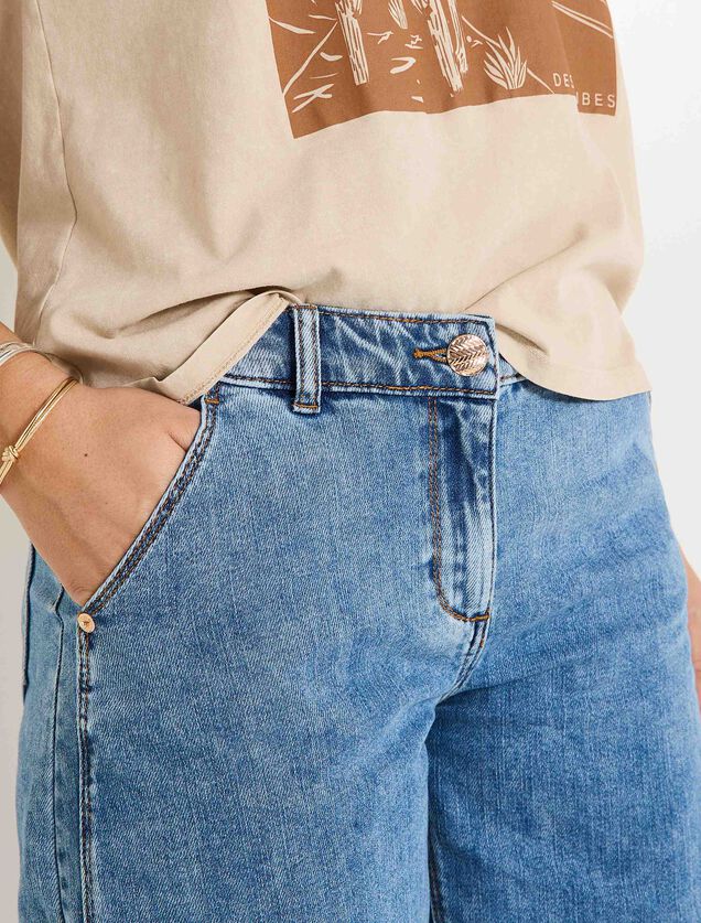 Bermuda en jean femme