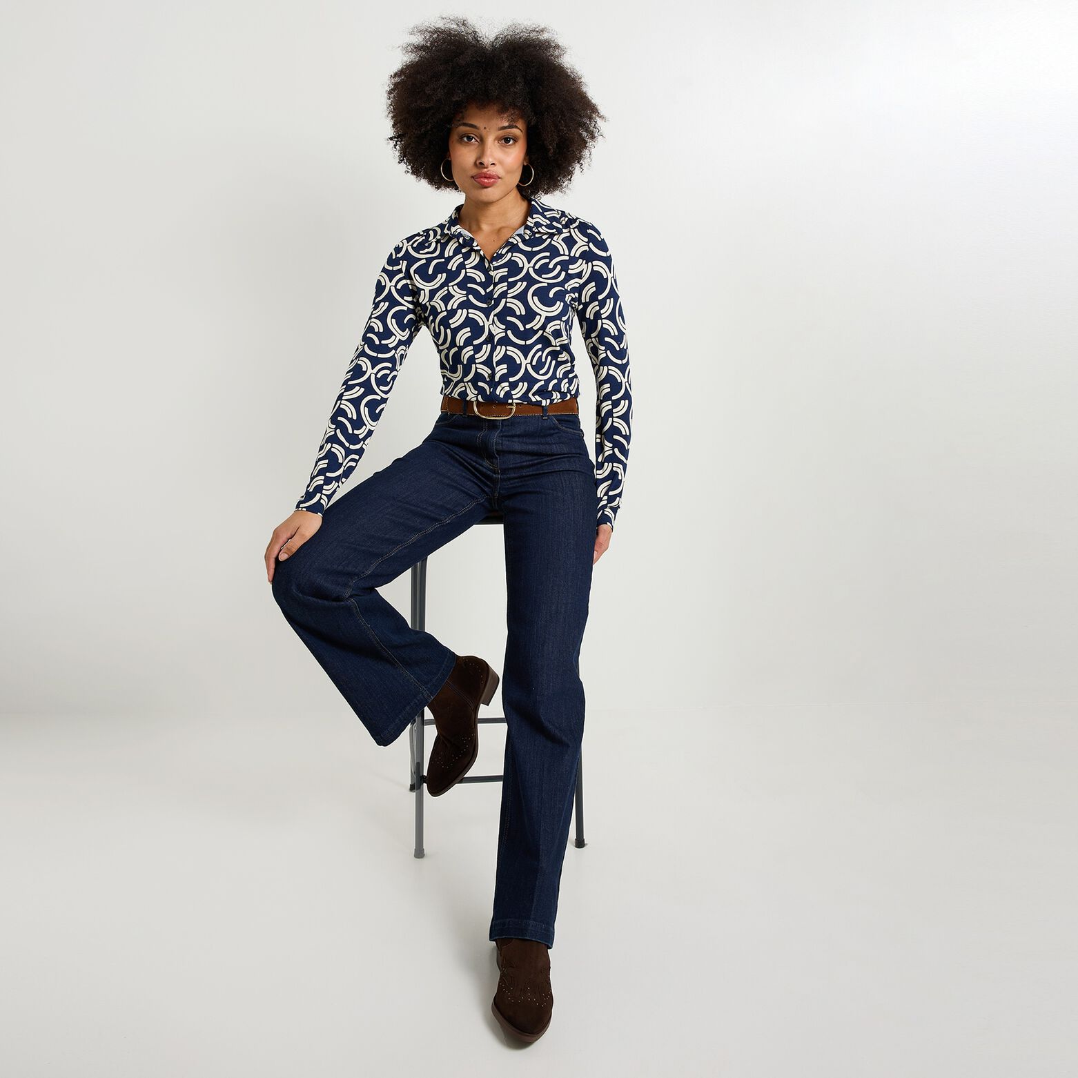 Chemise maille femme