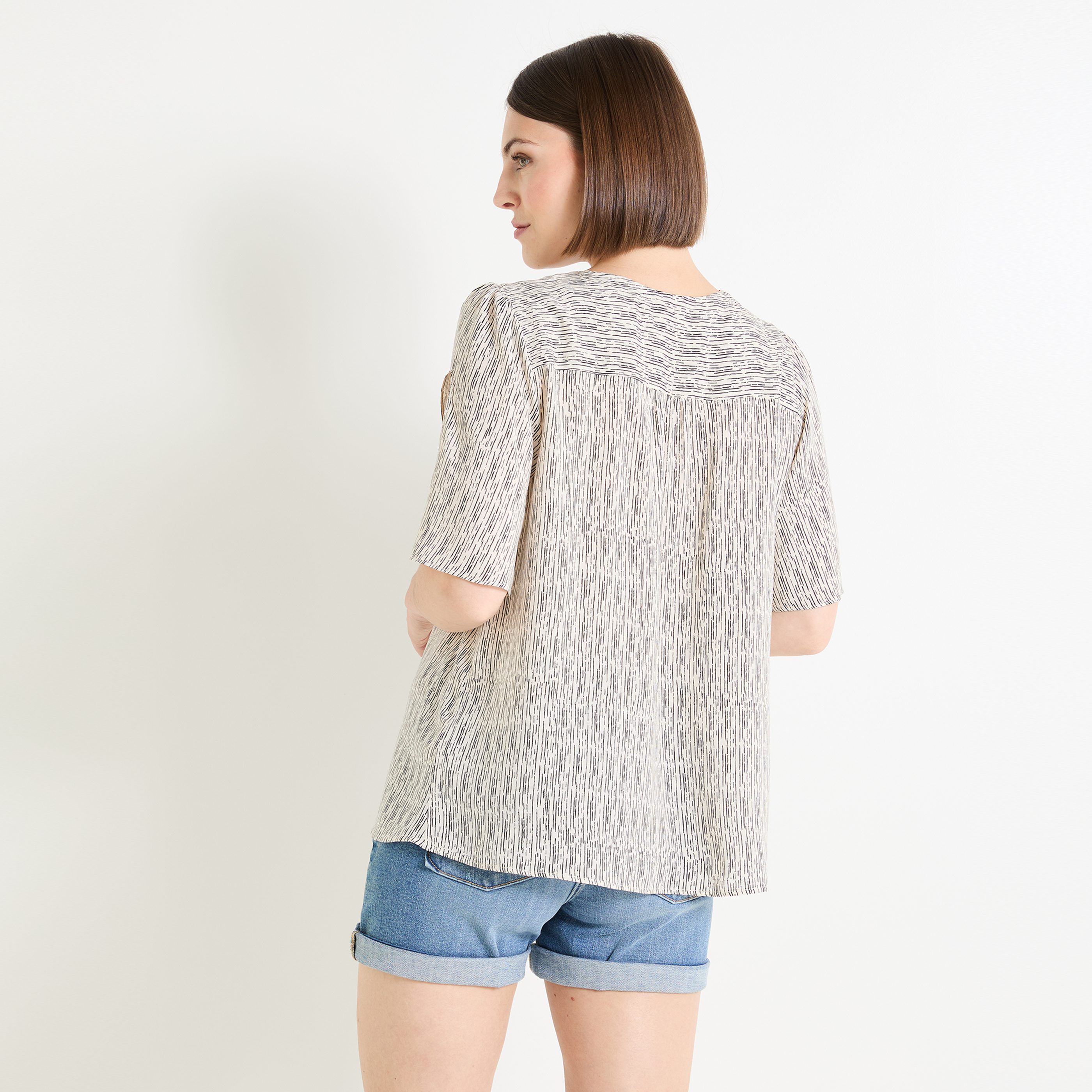 Blouse imprim&eacute;e femme