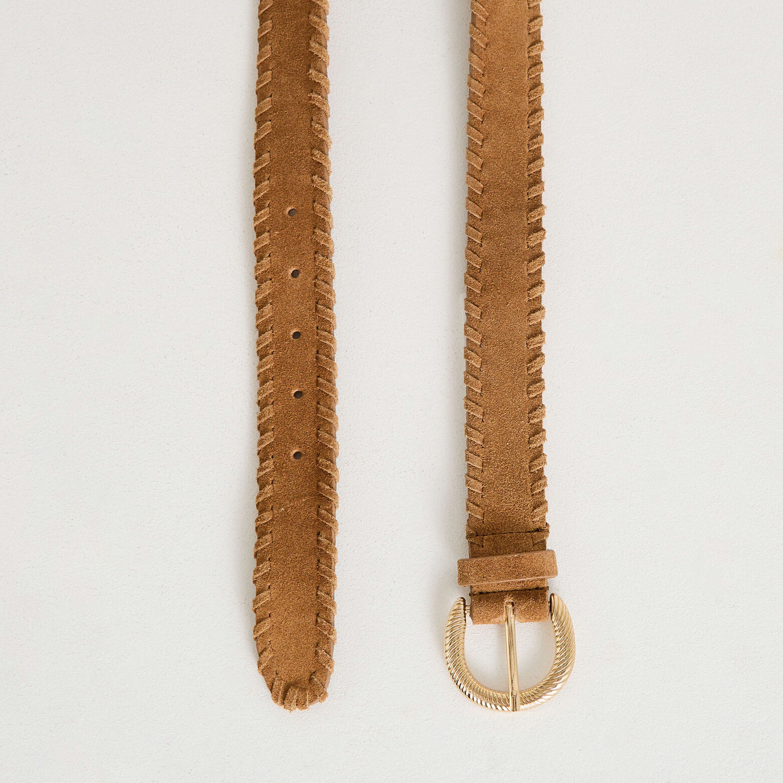 Ceinture bords tressés femme