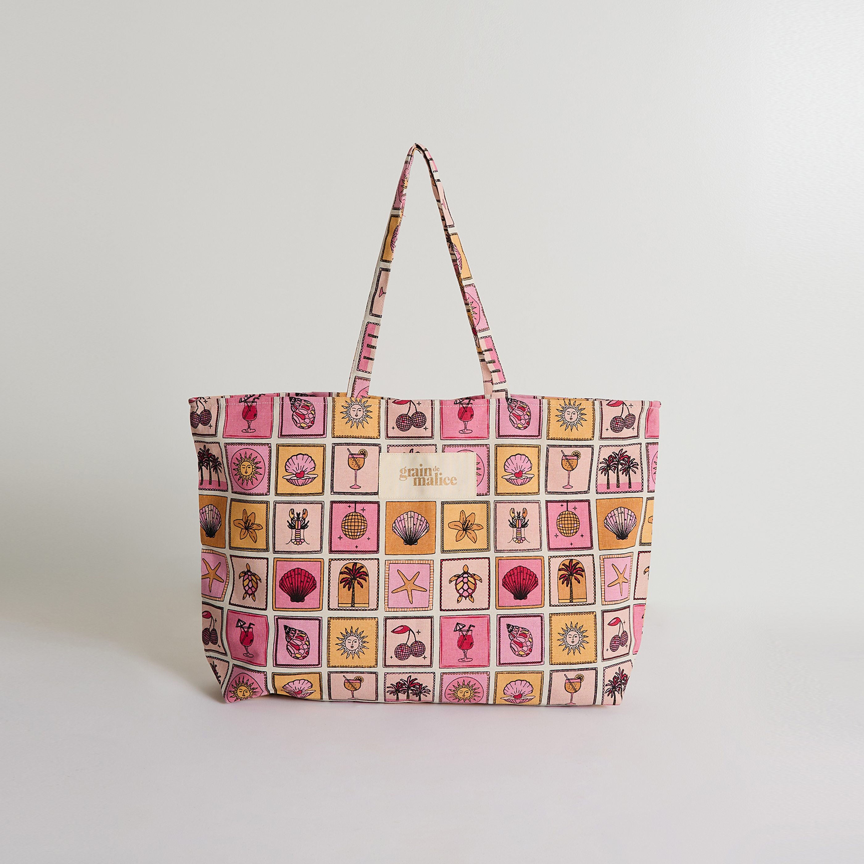 Tote bag imprim&eacute; femme