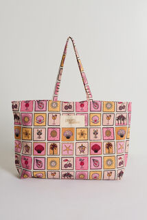 Tote bag imprimé femme