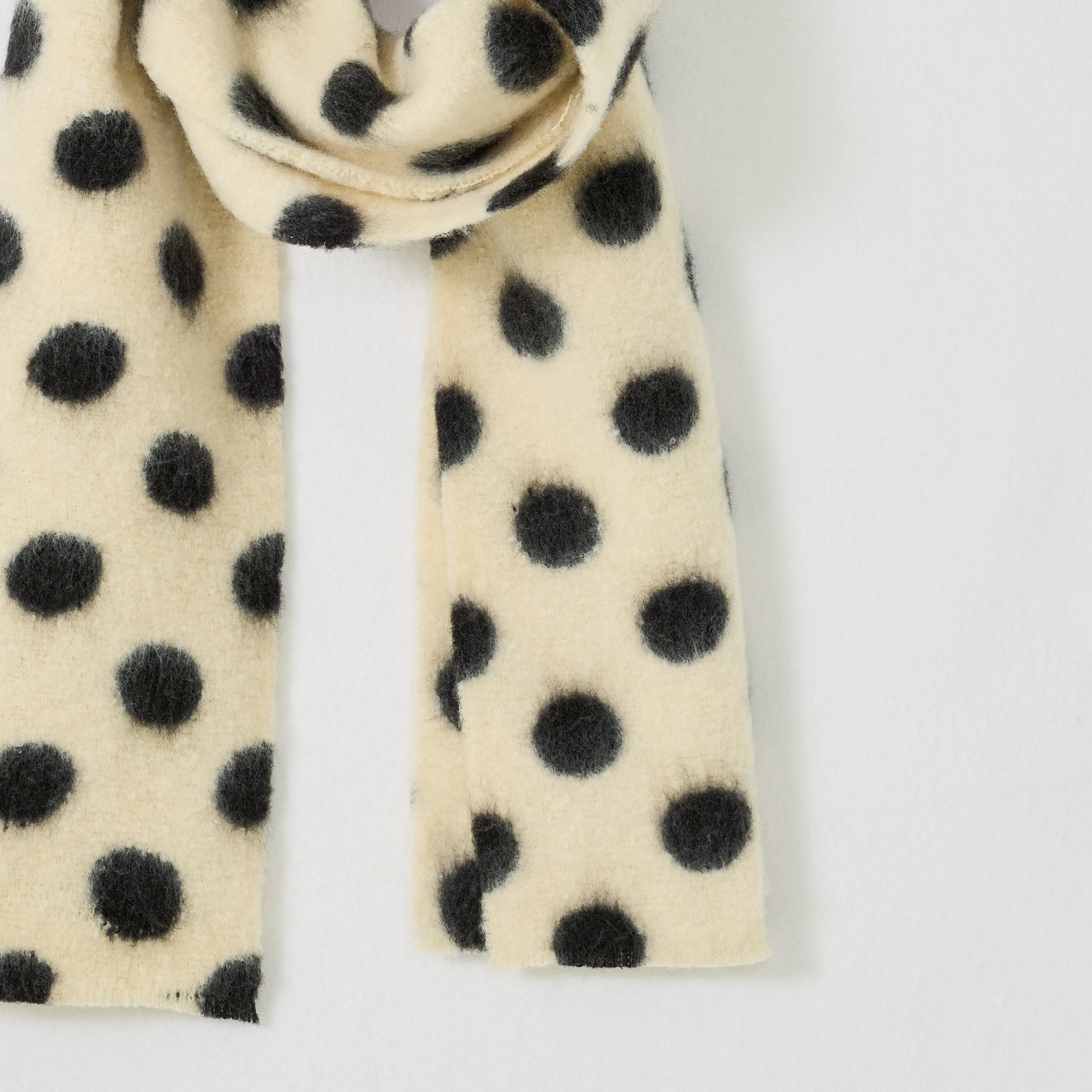 Grande &eacute;charpe chaude &agrave; pois femme
