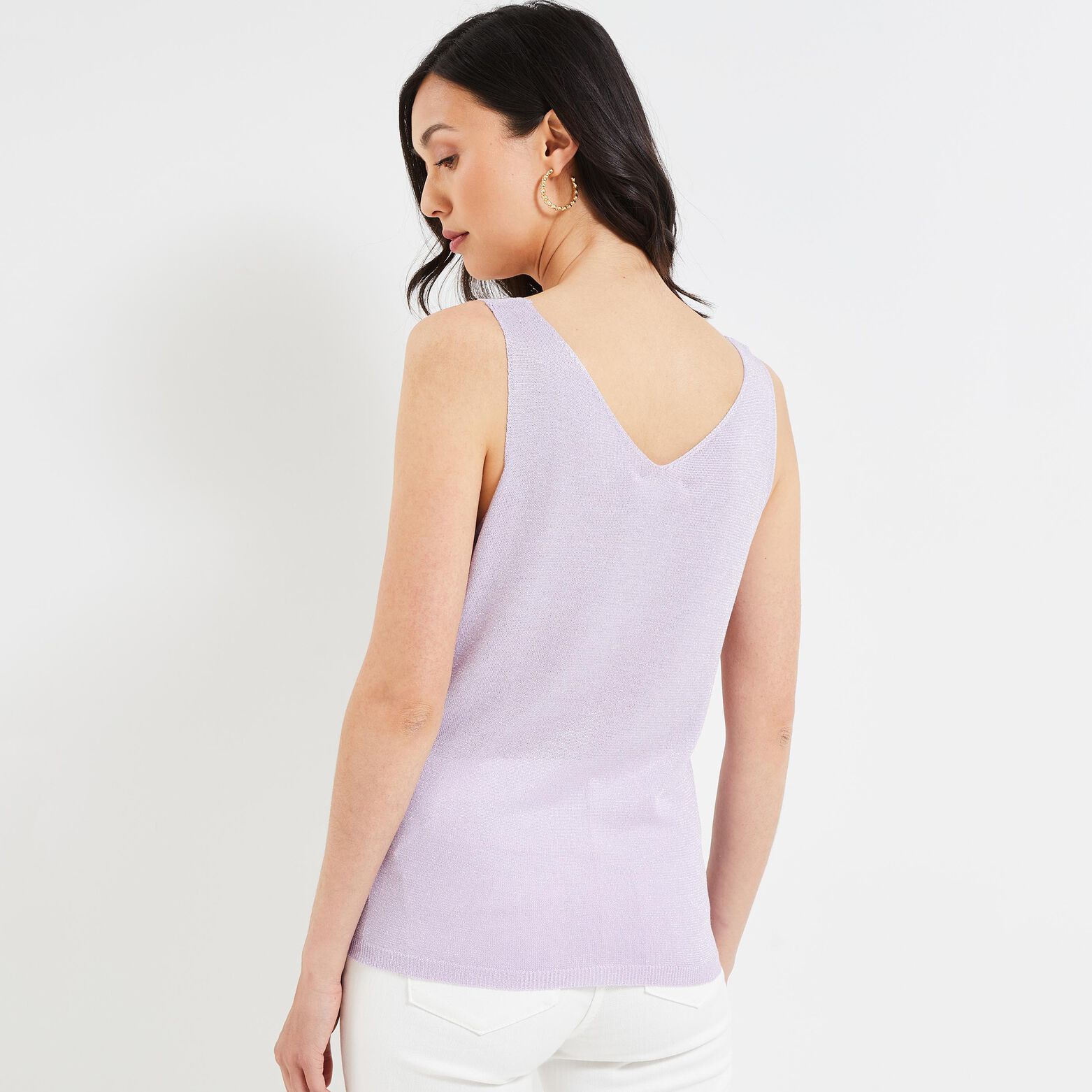 Débardeur lurex femme