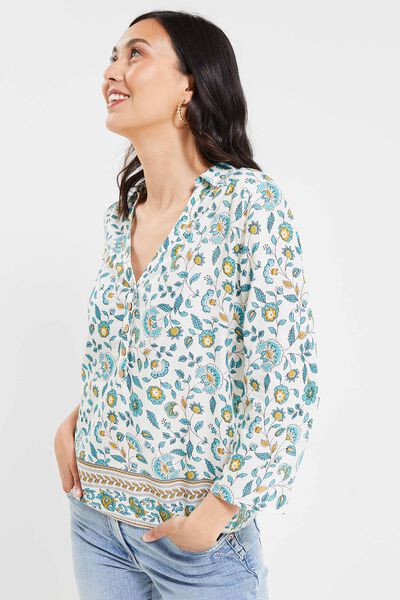 Blouse imprimée femme