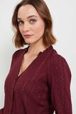 T-shirt col victorien femme
